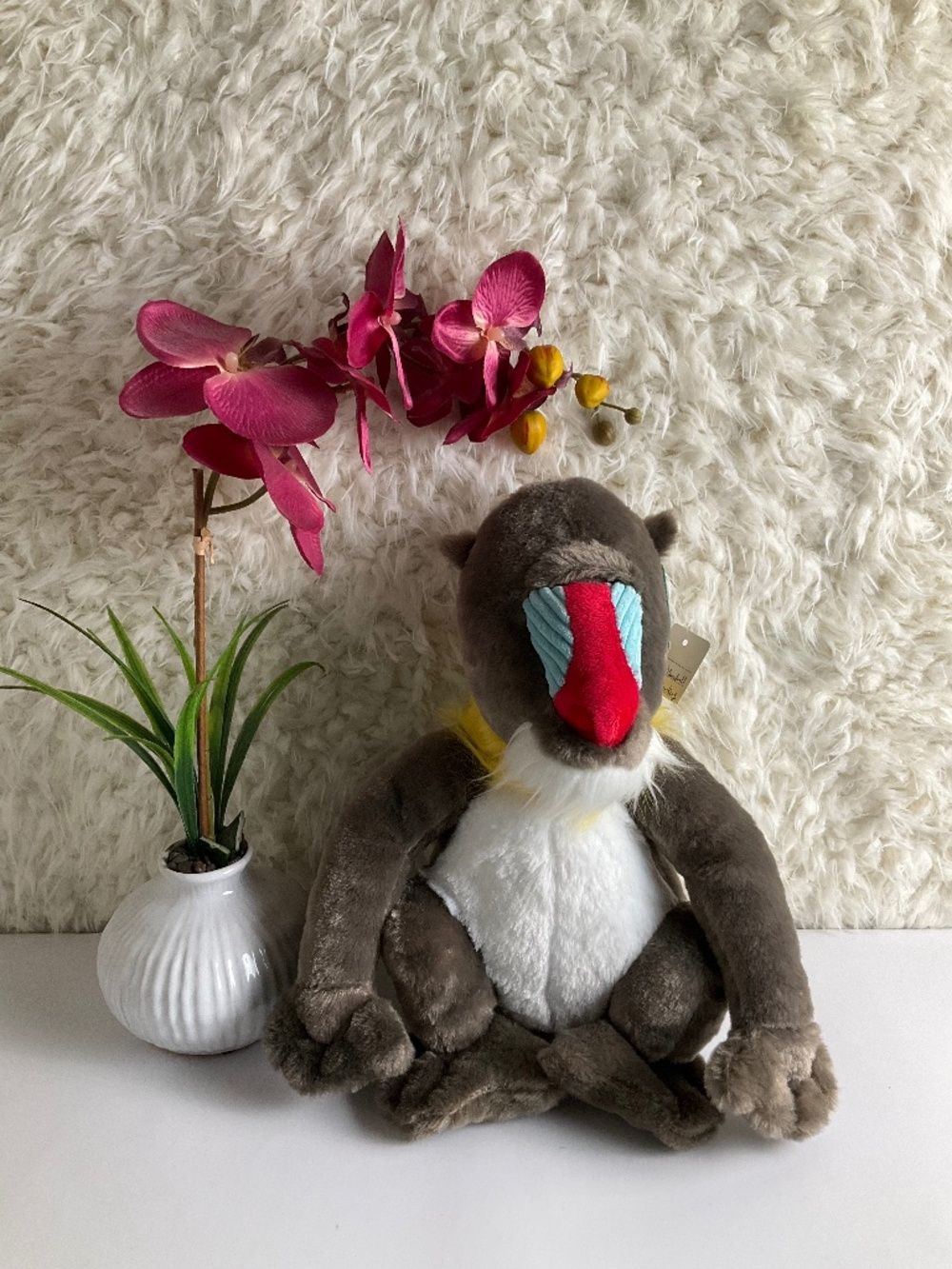 MANDRILL BABOON STUFFED MONKEY PLUSHIE/STUFFED ANIMAL!